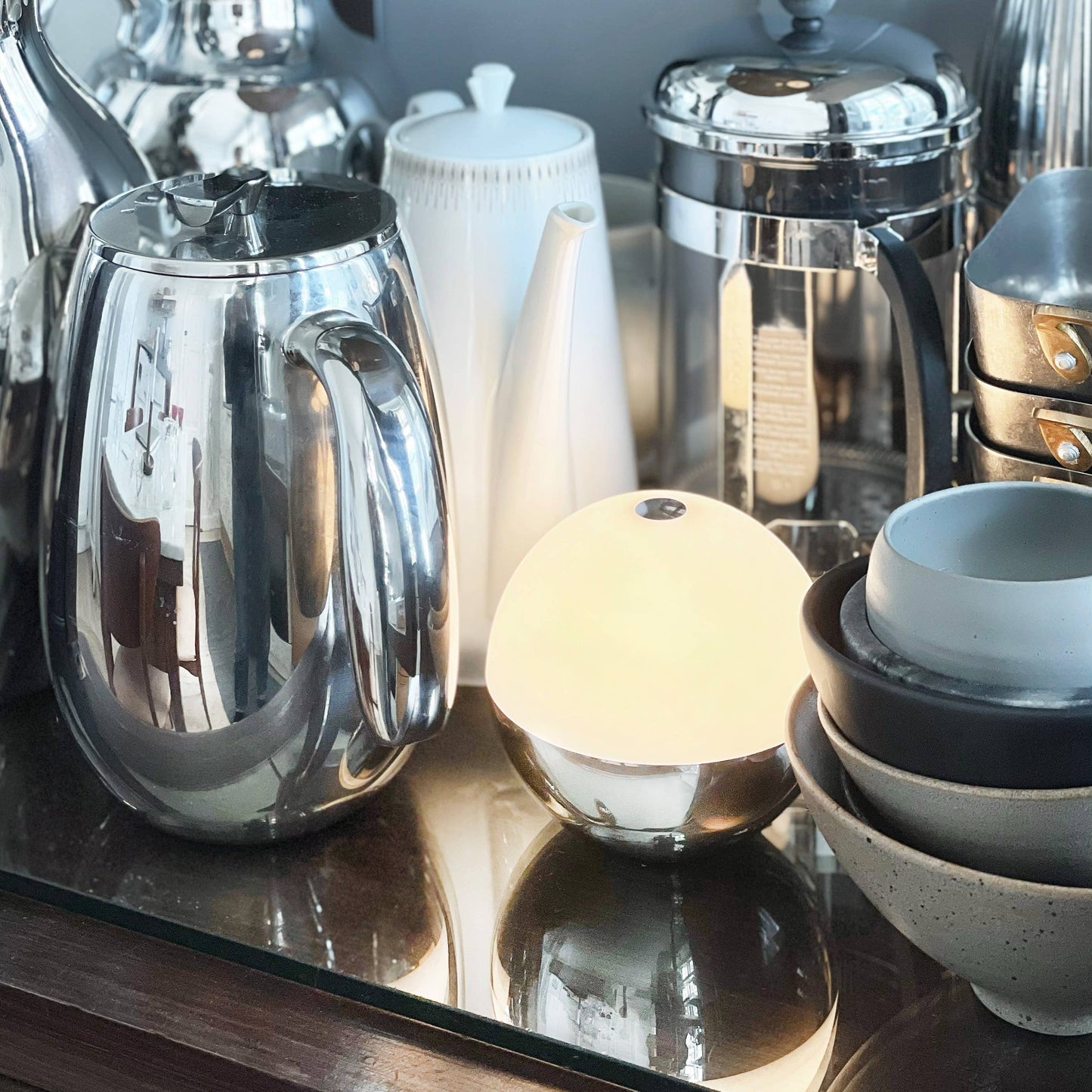 Alba ljusboll Krom 2 st