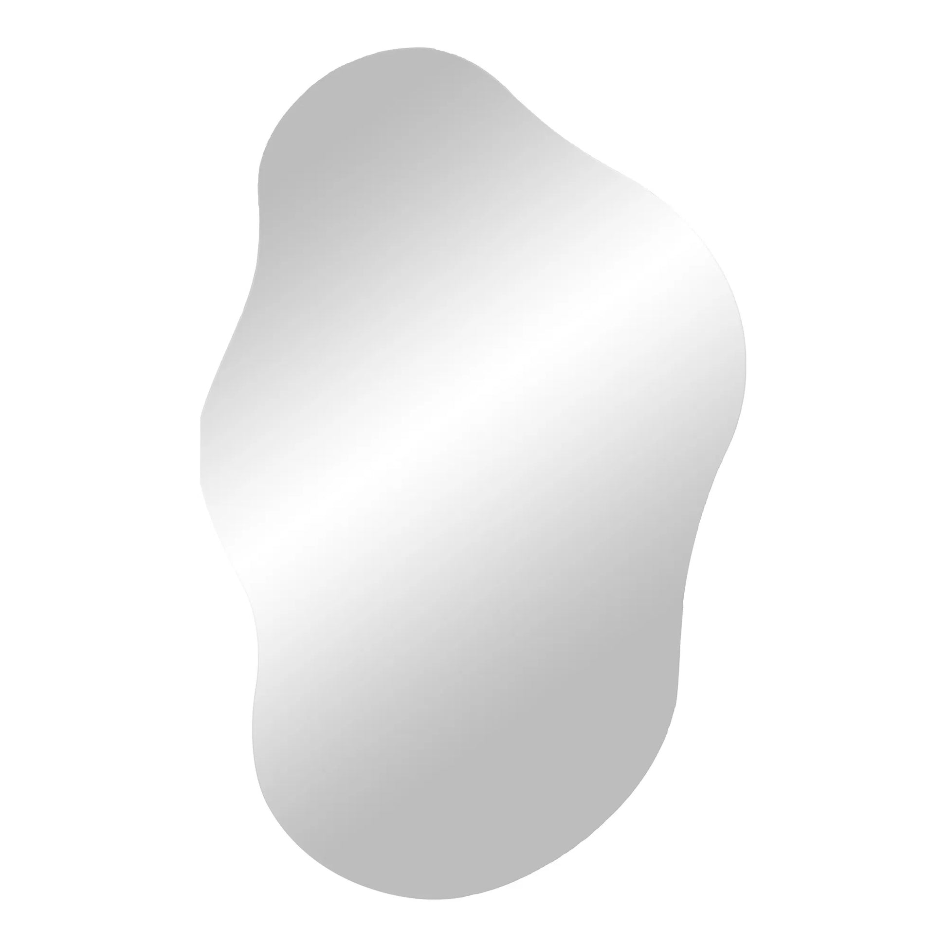 Palermo spegel med organisk form, framsida