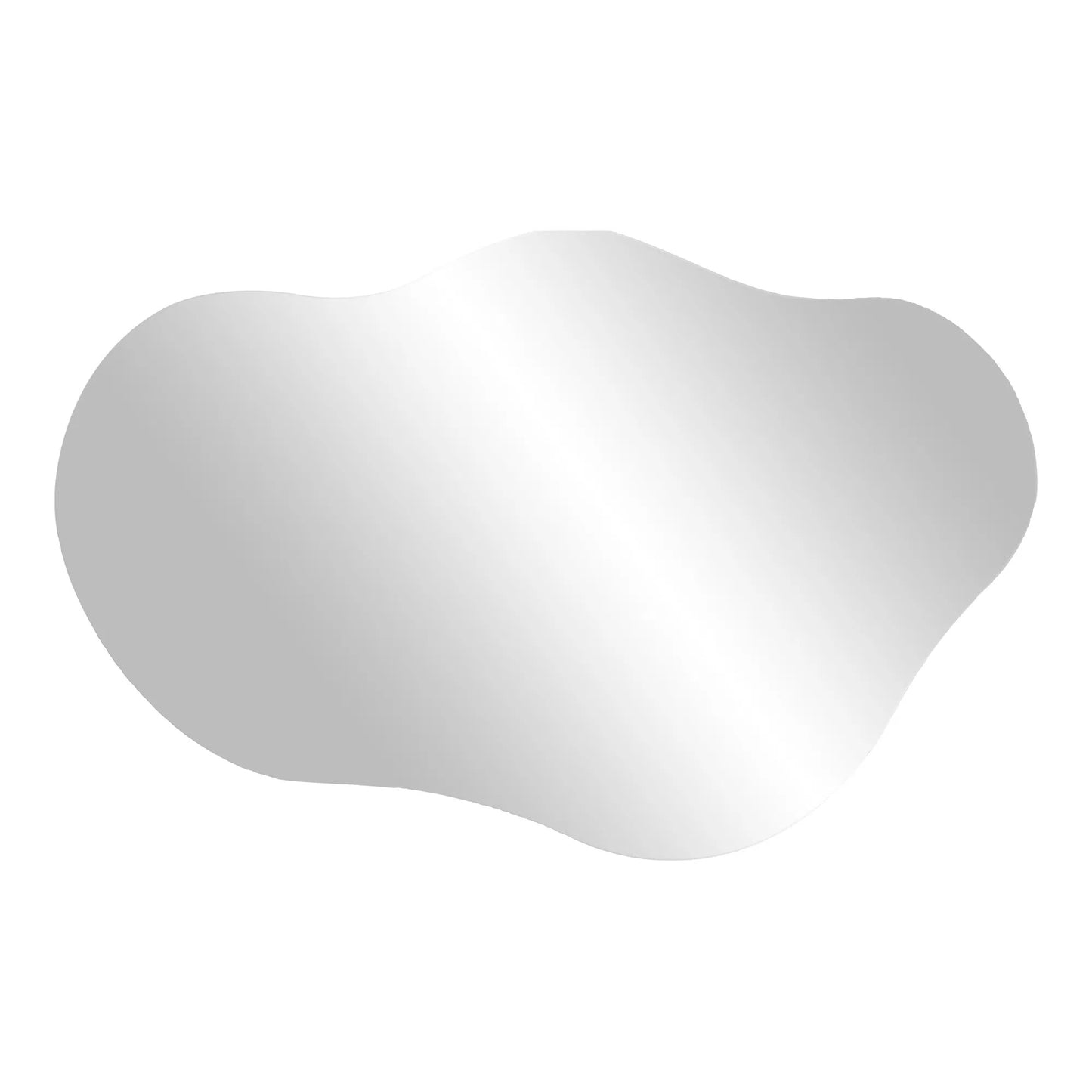 Palermo spegel med organisk form, vågrätt