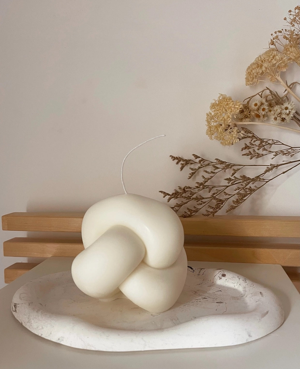 Stockholm handgjort dekorativt ljus med vaniljdoft